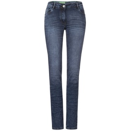 Cecil Slim-fit-Jeans - Casual Fit Damenjeans - Middle Waist blau 30/28