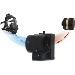 Atemhilfe AIRMATIC f.Voll-/Halbmasken u.Atemfilter m.Rundgewindeanschluss