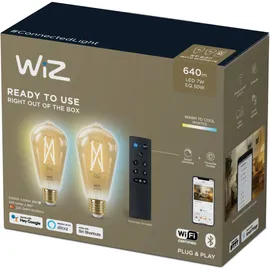 WIZ LED-Lampe 50W E27 warmweiß 2 St.