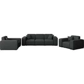 kaiser möbel MALIBU Loungeset schwarz