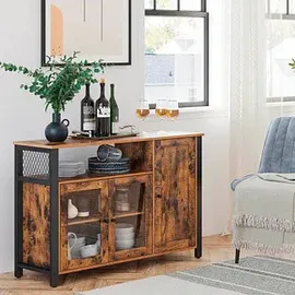 VASAGLE Sideboard, LSC096B01 braun 110,0 x 33,0 x 75,0 cm