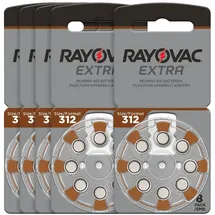 Rayovac Hörgerätebatterie Typ 312 180 mAh 40 St.
