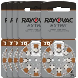 Rayovac Hörgerätebatterie Typ 312 180 mAh 40 St.
