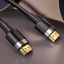 Baseus Kabel HDMI 2.0, Baseus Cafule, Full HD 4K/60Hz 18Gb/s, 1m, Schwarz