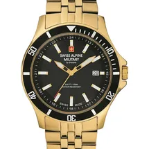 Swiss Alpine Military Herren Uhr Analog Quarz 7022.1117SAM Edelstahl