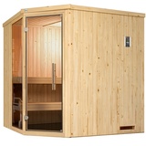 weka Sauna »Varberg«, (Set), beige