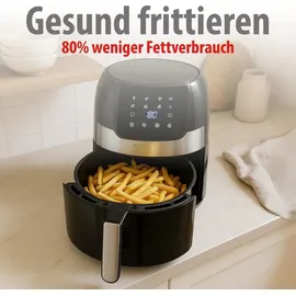 Alpina Heißluftfritteuse 3,5 L schwarz