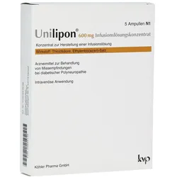 Unilipon 600 Infusionslösungskonzentrat 1X5 St