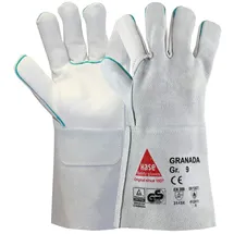 Hase Safety Gloves Hase Schweißerhandschuhe Granada Größe 9, Rindnarbenleder