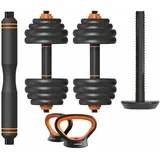 Xiaomi Hantel+langhantel+kettlebell-set 40kg - Black / Orange - One Size
