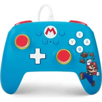 PowerA Brick Breaker Mario Controller Blau Nintendo Switch