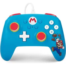 PowerA Brick Breaker Mario Controller Blau Nintendo Switch