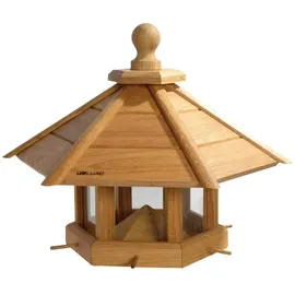 Luxus-Vogelhaus Vogelhaus Anflug Eichenholz