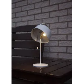Star Trading LED-Solarlampe-'Cervia', weiss, Kunststoff, - Weiß