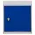 Proregal Würfelschrank Monkey | HxBxT 38x38x38 cm | Vorhängeschloss | Grau-Blau