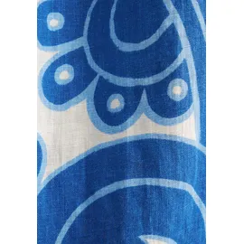 Seidensticker Midirock Damen Paisley Blau/Weiß 40