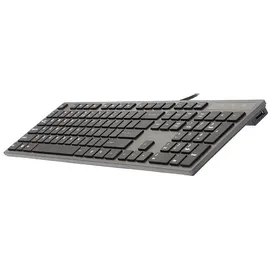 A4Tech KV-300H Tastatur USB QWERTY Schwarz, Grau - Tastaturen - Grey