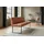 KAWOLA Sitzbank ELEEN Leder Braun 243 x 85 x 69 cm