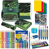 Herlitz Schulranzen Set Loop Plus Game Changer 14-teilig Special Edition 2024 Jungen