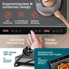 STILLSTERN Doppel-Induktionskochplatte 3600 W