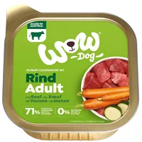 Wow Dog Rind Adult 150g Hundenassfutter 11 x 150 Gramm mit Karotten