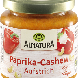 Alnatura Bio Paprika-Cashew, Aufstrich