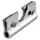 GAH Alberts Zaunpfosten 3 x 40 cm Grau/Stahl