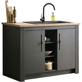 OTTO home Spülenschrank KS-Westminster 130 x 60 x 92 cm Grau