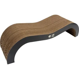 D&D Kratzwelle aus Pappe I Love Happy Cats "Archie" braun/schwarz - Braun/Schwarz