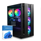 Gaming PC Desktop Computer Ryzen 7 5700X RTX 5060 32GB 1TB SSD Win 11 Gamer PC