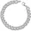 Panzerarmband aus silberfarben 21