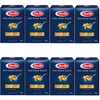 Barilla Piccolini Mini Penne Rigate Pasta Nudeln 500g 8er Pack