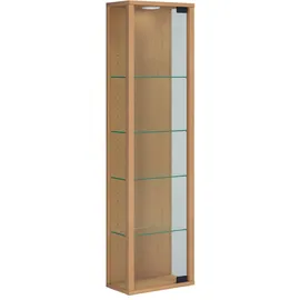 VCM Vitrine Stano Mini 33 x 18 x 115 cm Braun