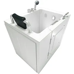 Senioren Sitzbadewanne Sitzwanne Badewanne mit Tür S02-C-L 100x78 cm