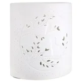 Gilde Katze mit Vogel Weiß