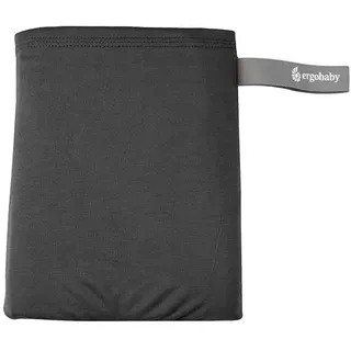 Ergobaby Babytragetuch für Neugeborene ab Geburt bis 11,3 kg, Aura Knit Tragetuch aus recycelten Stoffen, Elastisch und atmungsaktiv, Sling Wickeltuch unisex, Soft Black