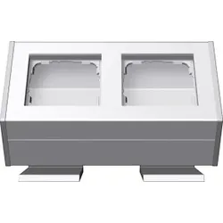 Gira 119227 Profil 2f Befestig.winkel Profil 55 Alum.Reinweiß(lack.)