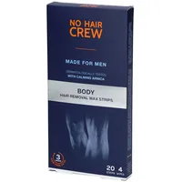 No Hair Crew Made for Men Kaltwachsstreifen Körper 20 St.