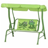 Gartentrends Hollywoodschaukel Froggy, für Kinder, (für Kinder) in grün - 75x118x115 (BxHxT) grün