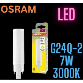 Osram LED-Lampe DULUX D 558328 7 W G24d-2 warmweiß 1 St.