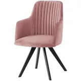 Woodford Polsterstuhl  Eloy ¦ rosa/pink ¦ Maße (cm): B: 59 H: 87 T: 59.0