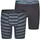 Happy Shorts Boxershorts Blau / Schwarz L 2er Pack