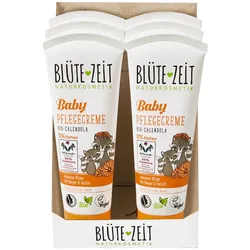 BLÜTE-ZEIT Baby Pflegecreme Bio-Calendula 75 ml, 6er Pack