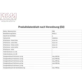 PKM KHIF4 G Induktionskochfeld 60cm autark Touch rahmenlos Glaskeramik