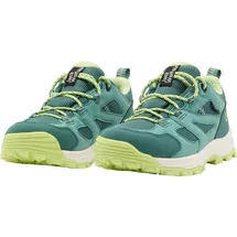 Jack Wolfskin VOJO TOUR TEXAPORE LOW K Wanderschuh wasserdicht, Trekkingschuh grün 32 EU