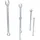 KS Tools Ringmaulschlüssel-Satz extra lang 5-tlg. 8-19 mm