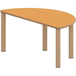 Tisch ZALOTTI mit Linoleum-Belag