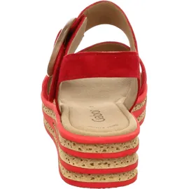 Gabor Riemchensandale Damen Rot 42