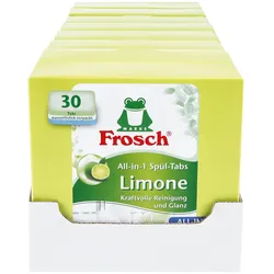 Frosch All-in-1 Spül-Tabs Limone 30 Stück, 8er Pack