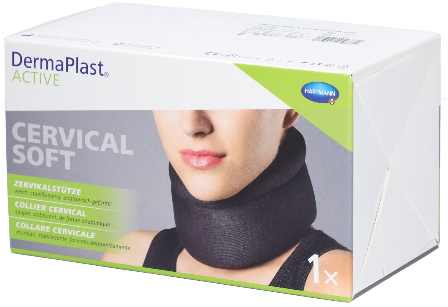 Hartmann Dermaplast Active Cervical weich hoch Collier zervikal taille 2 34-40 cm